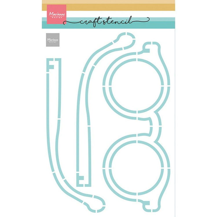 Marianne design • craft stencil glasses