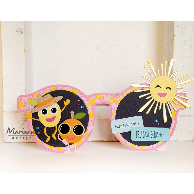 Marianne design • craft stencil glasses