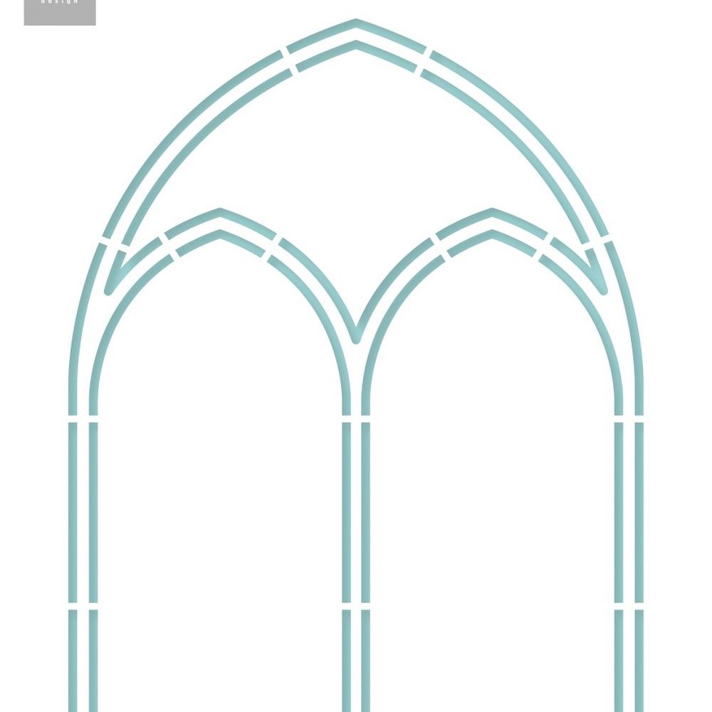 Marianne design • craft stencils church window