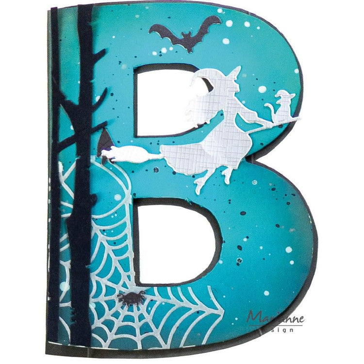 Marianne design • craft stencil letter b