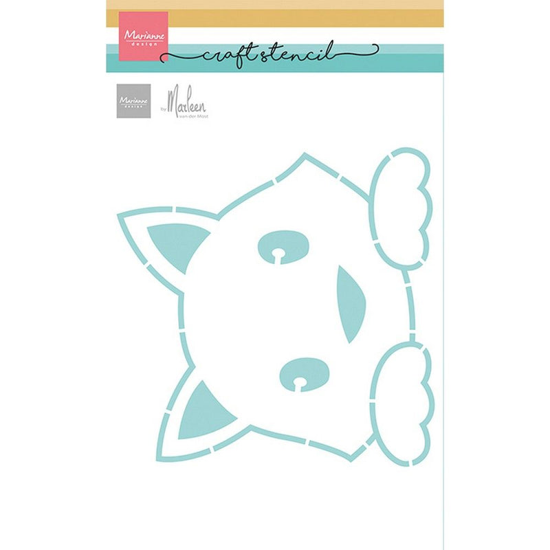 Marianne design • craft stencil cat by marleen