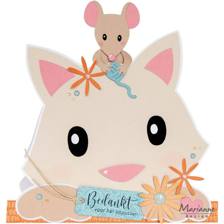 Marianne design • craft stencil cat by marleen