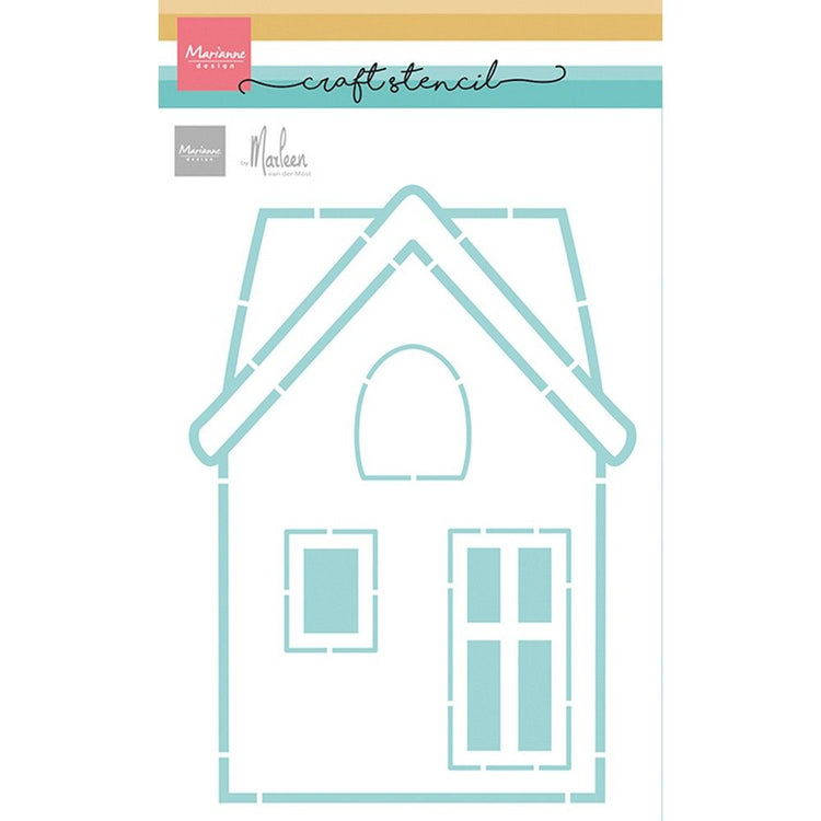 Marianne design • craft stencil house by marleen