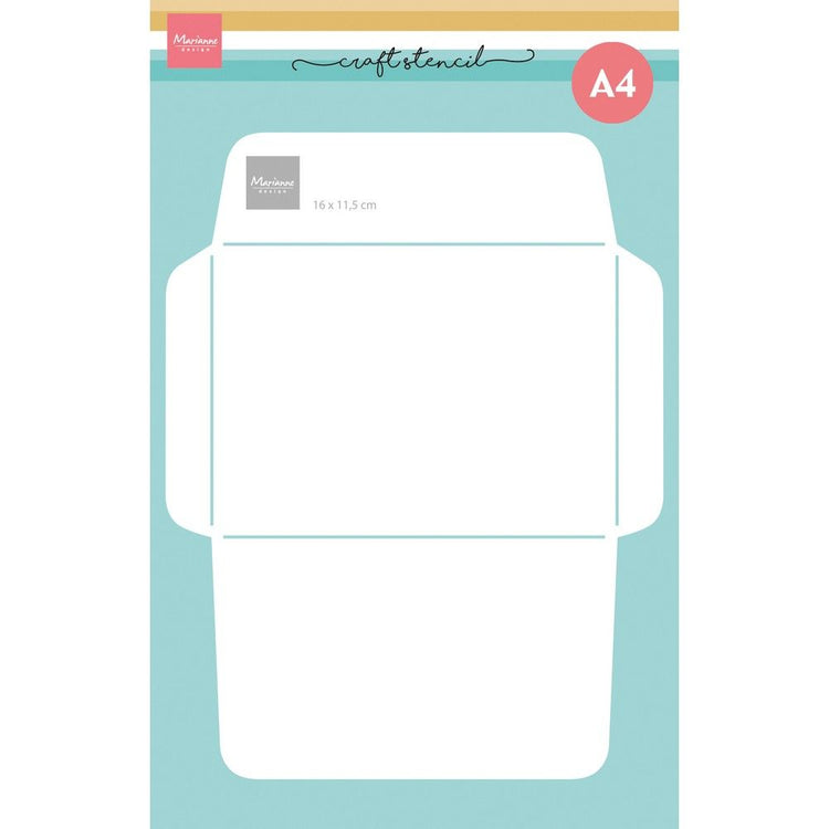 Marianne design • craft stencil envelope 11,5x16cm