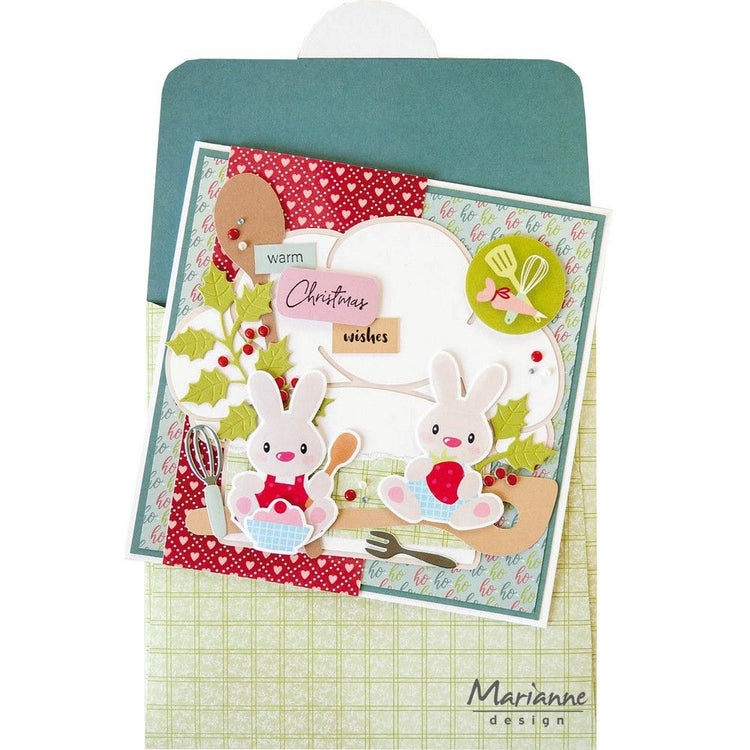 Marianne design • craft stencil envelope 14x14cm