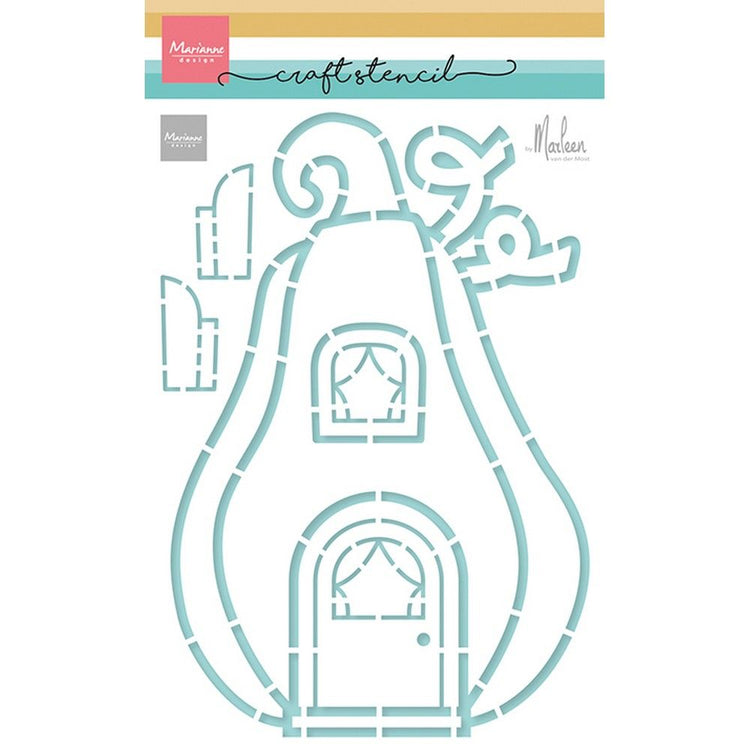 Marianne design • stencils craft stencil pumpkin cottage by marleen