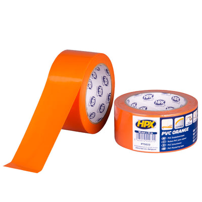 Hpx pvc beschermingstape | oranje | 50mm x 33m - pt5033 - pt5033