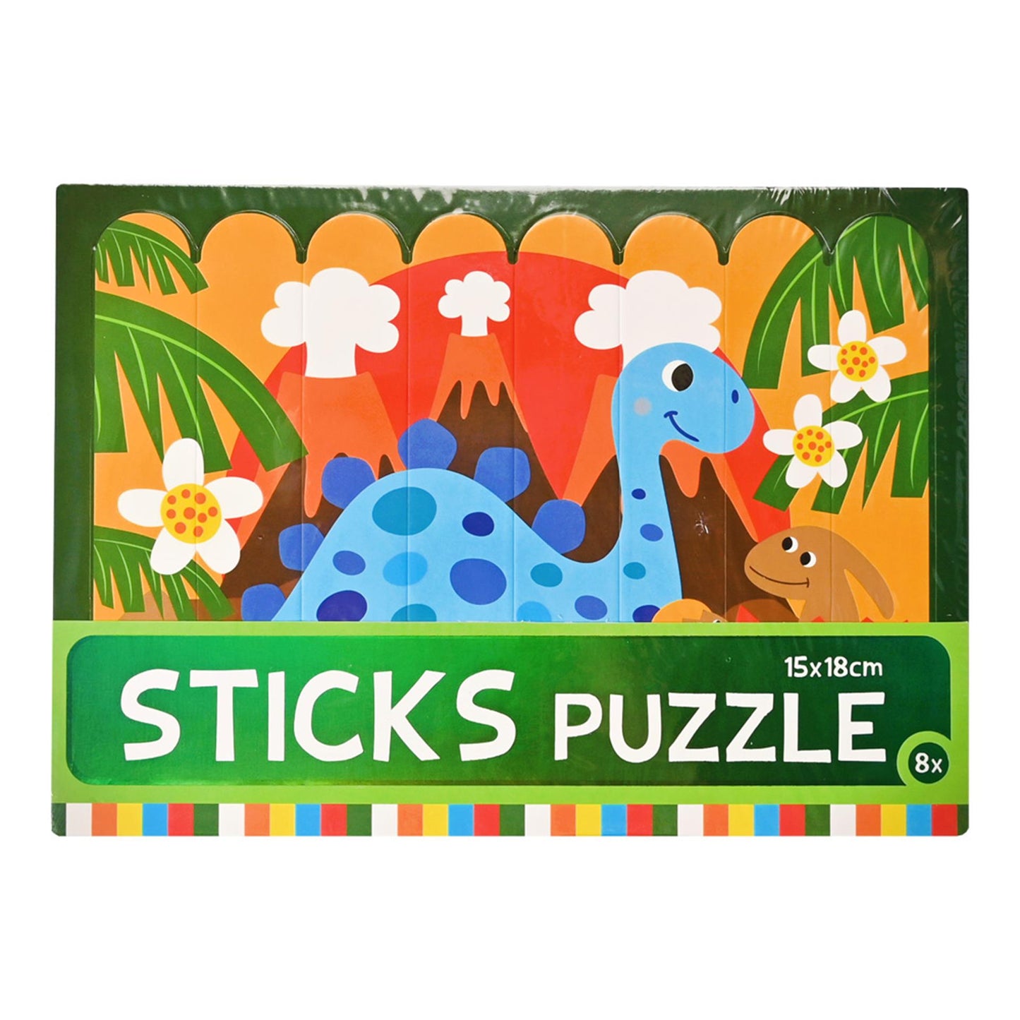 Sticks puzzle stroken puzzel 15x18cm