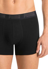 Puma Basic Boxershort Heren (Pack of 2) Zwart maat S - afbeelding 4