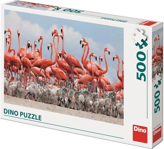 puzzel flamingos 500 stukjes