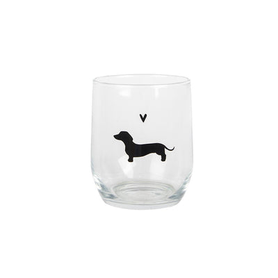 Clayre eef drinkglas tekkel 300ml ø 8x9 cm glas