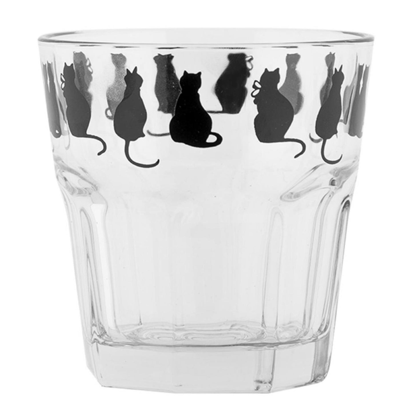 Clayre eef drinkglas katten 200ml ø8x8cm