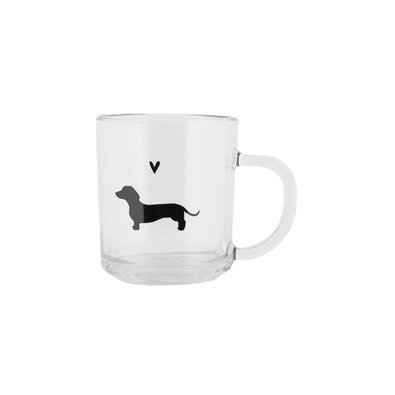 Clayre eef theeglas teckel 200ml