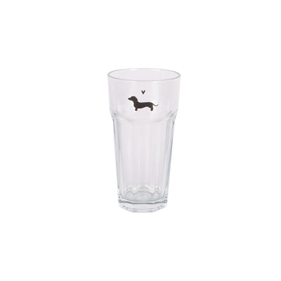 Clayre eef drinkglas tekkel 320ml ø8x15 cm glas