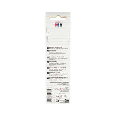 Sakura • gelly roll retractable classic set red blue black 3pcs
