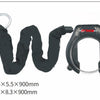 Buzaglo pythonslot ringslot insteekketting 5,5x140cm