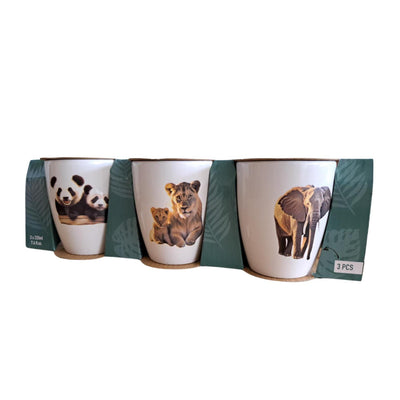 Excellent houseware mokje jungle 220ml set a 3 stuks