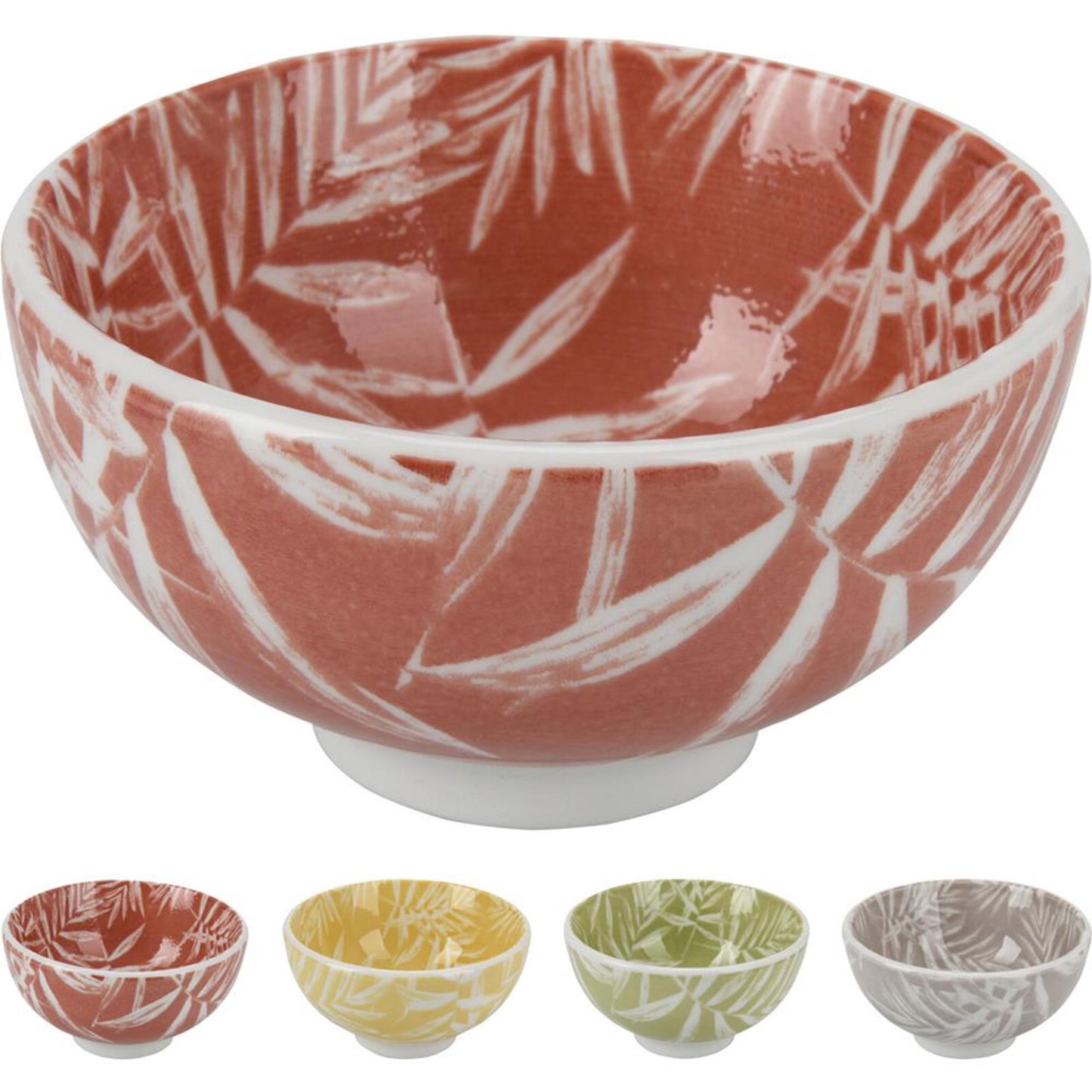 Excellent houseware schaal met bladmotief ø9,5cm