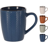 Excellent houseware mok aardewerk 370ml ø8,5xh10cm - afbeelding 1