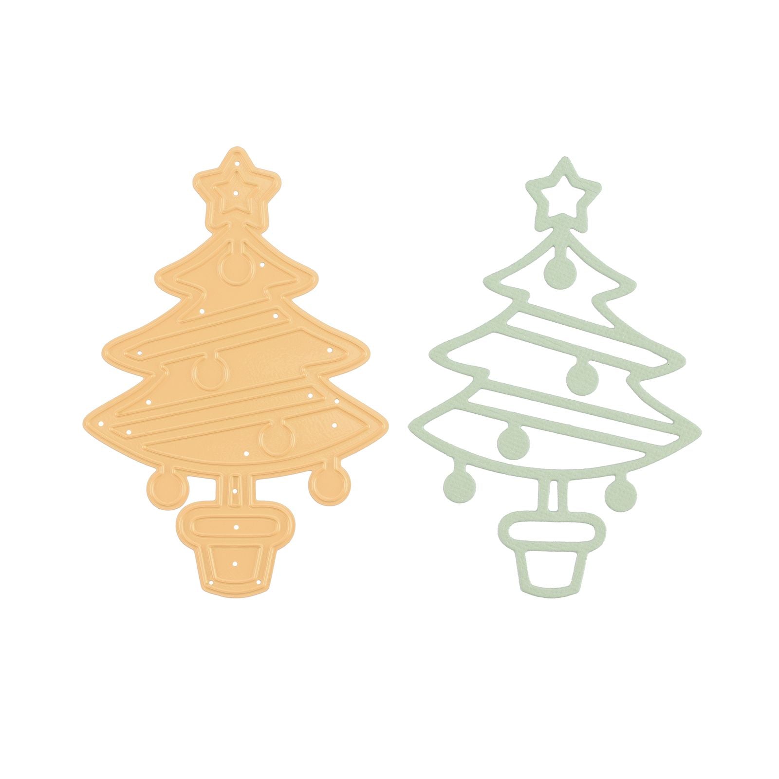 Nellie's choice • shape die kerstboom versierd