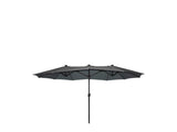 Sens parasol marbella 450x270cm antraciet - afbeelding 1