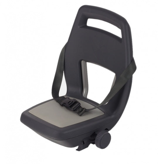 achterzitje junior 6+ voetsteun + gordel grijs