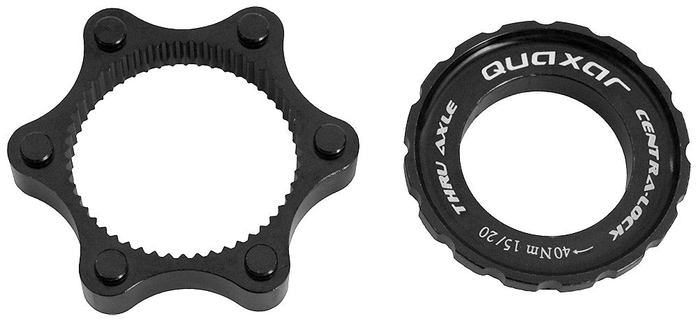 Quaxar cnc centerlock adapter for 15 20mm axle | rot