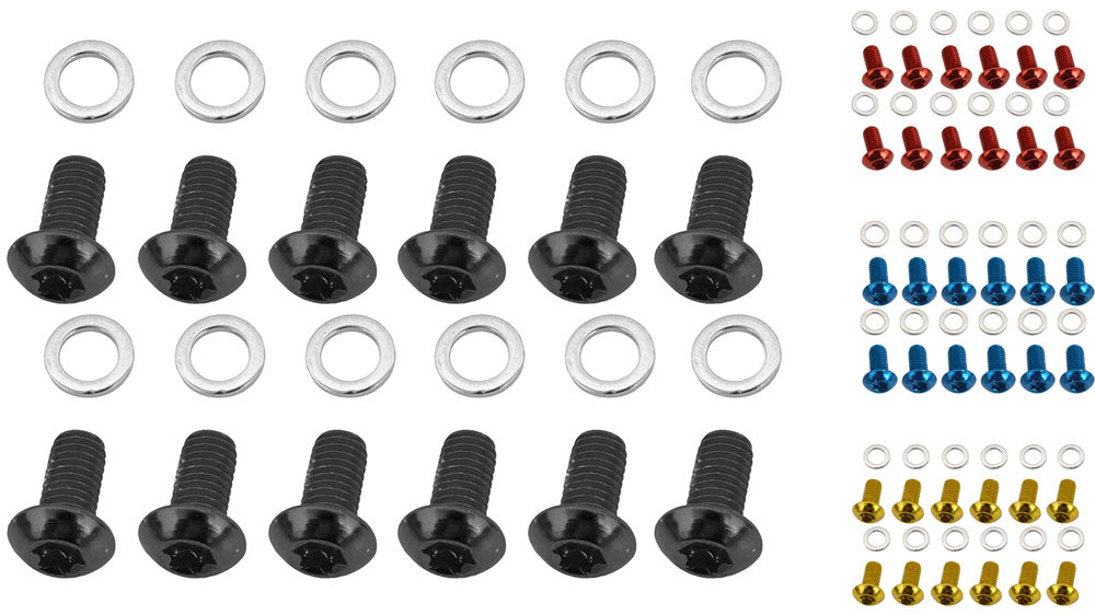 Quaxar disc brake screws set of 12 | rot