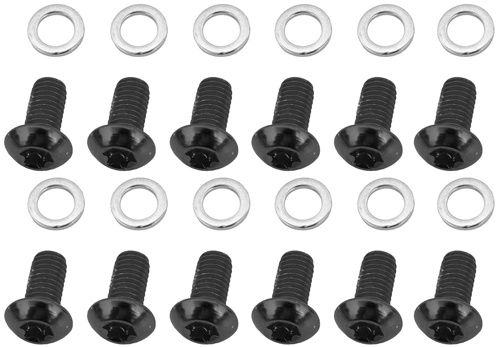 Quaxar disc brake screws set of 12 | rot