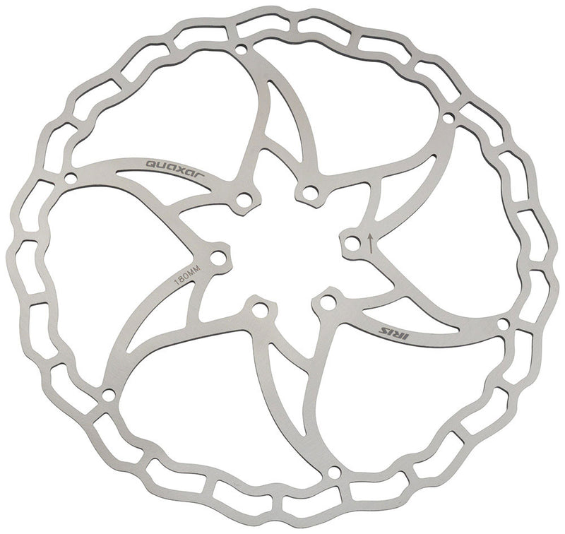 Quaxar iris ultra-lightweight 6-hole disc rotor | 160mm