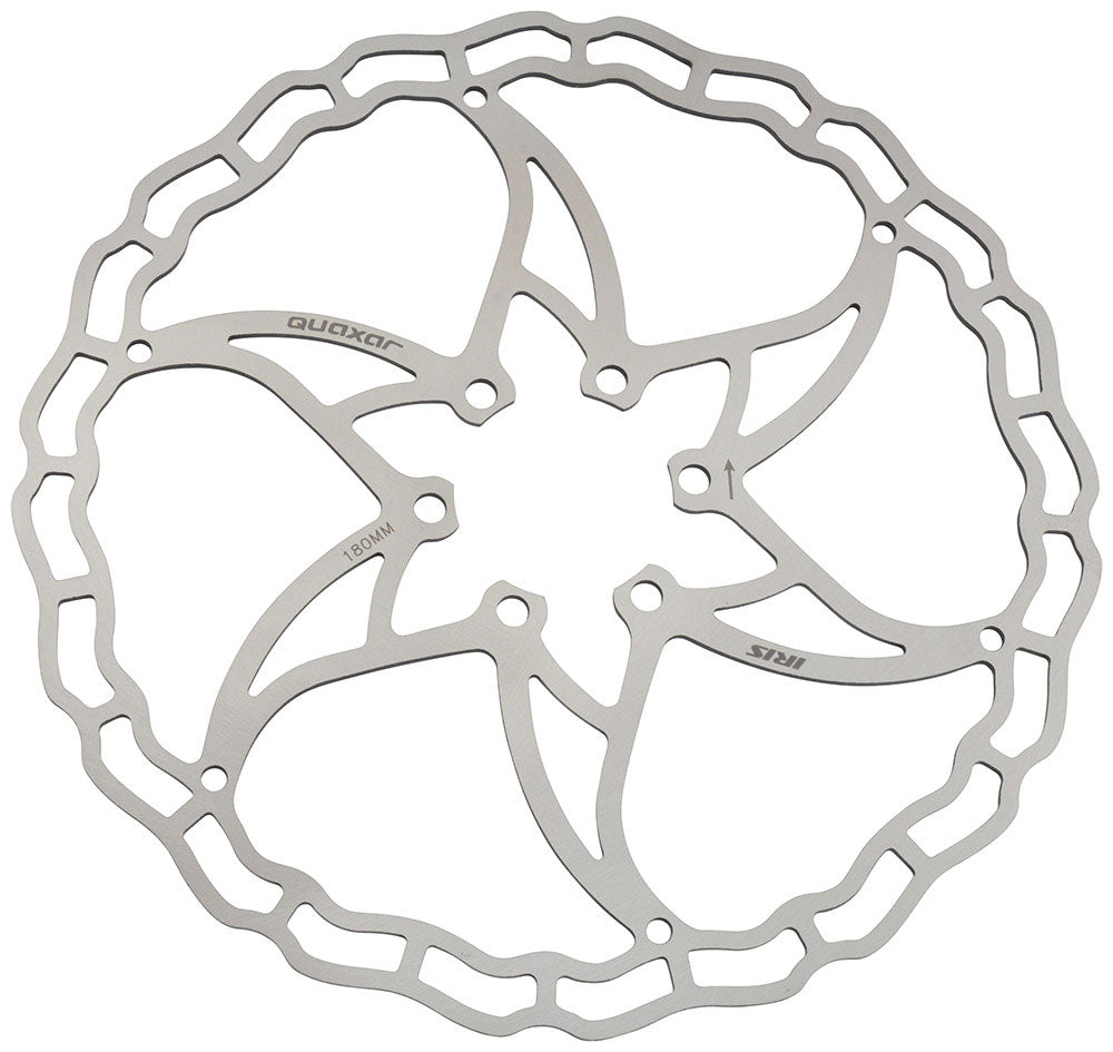 Quaxar iris ultra-lightweight 6-hole disc rotor | 180mm