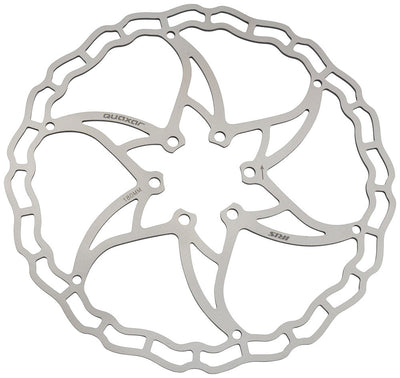 Quaxar iris ultra-lightweight 6-hole disc rotor | 180mm