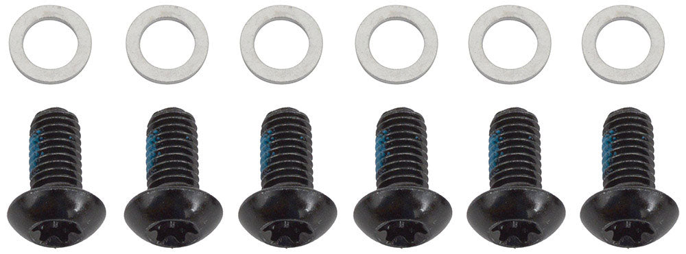 Quaxar iris ultra-lightweight titanium 6-hole brake disc | 180mm