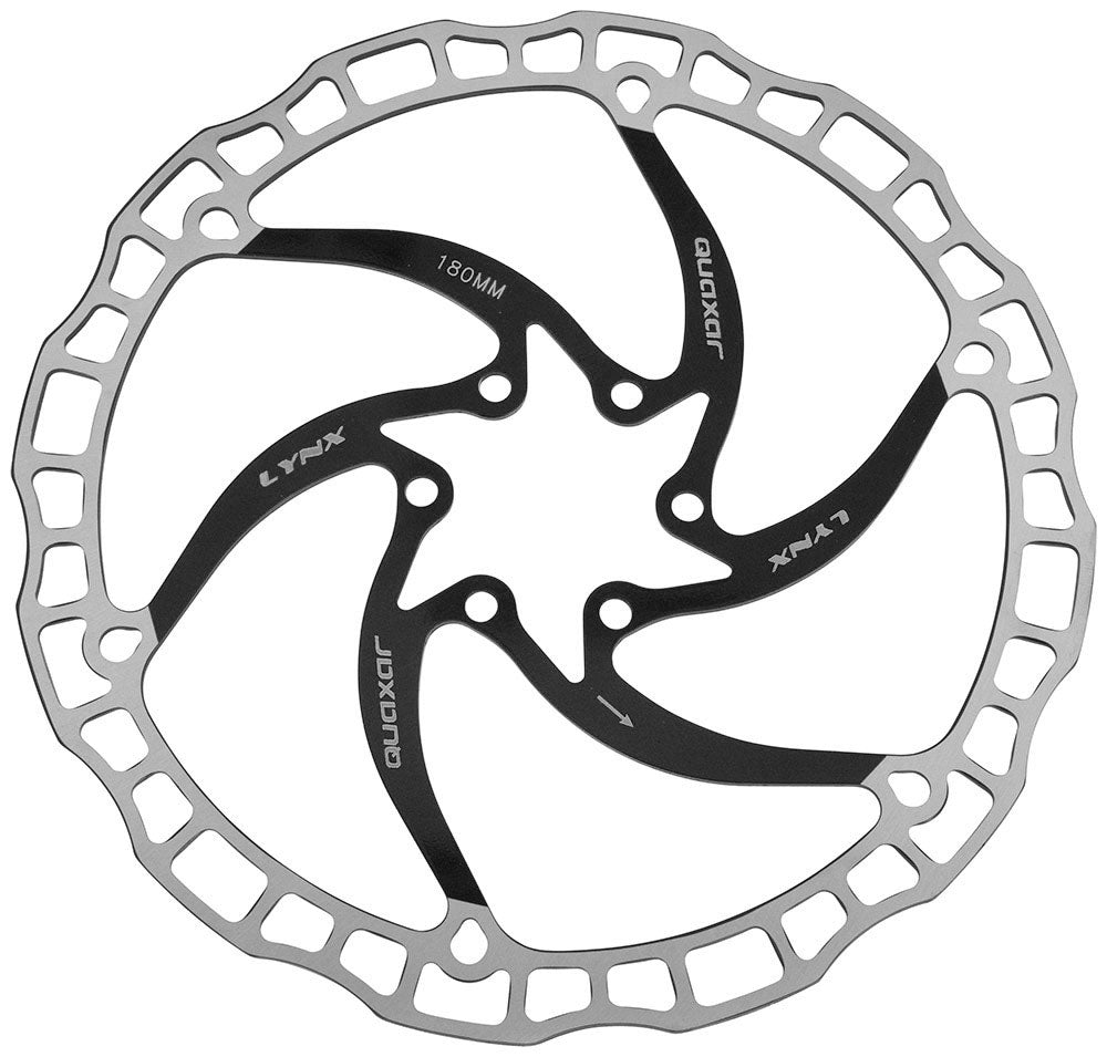 Quaxar lynx high performance 6-hole disc rotor | 180mm