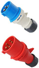 Qwattpro cee stekker abs ip44 400v 32a 3p+a 6h rood - 2040022 - 2040022