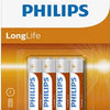 Philips batterij longlife aaa 12x4st