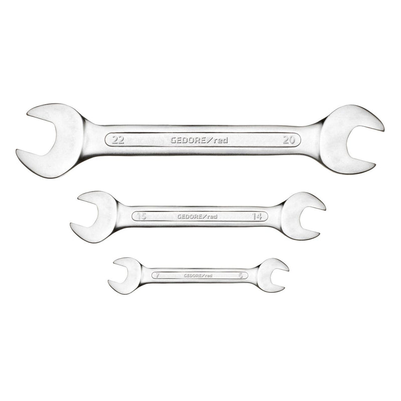 Gedore red r05105008 steeksleutelset sw6-22 lang metrisch 8-delig 3300959 - r05105008