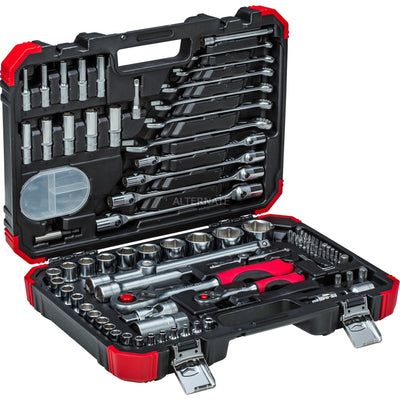 Gedore red r46003092 dopsleutelset 1 4 + 1 2 92-delig 3300062 - r46003092