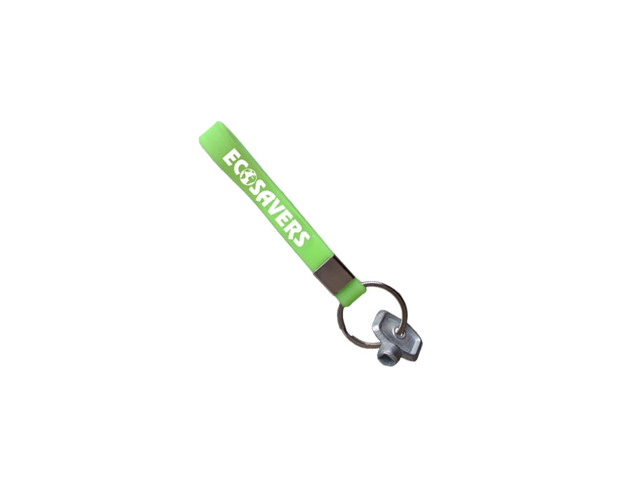 Ecosavers radiator sleutel - met sleutelhanger