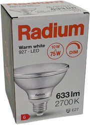 Enzo radium led spot par30 e27 10-75w 2700k dimbaar - led4391 - afbeelding 2