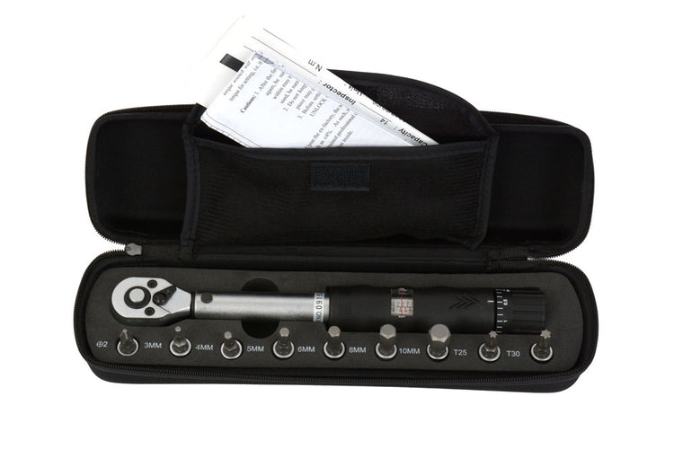 Radon comp torque wrench 1 4 2-14 nm fixable incl. bits