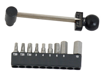 Radon comp mini torque wrench kit 1 4 1-10 nm incl. bits