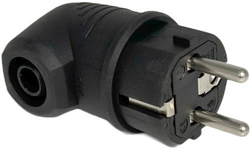 Enzo randaarde stekker rubber haaks abl - 6141230