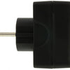 Enzo randaarde stekkeradapter 3 x euro zwart - 6175909
