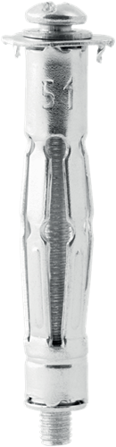 Rapid hollewandpluggen | ø11x52 | voor 6-21 mm plaatdikte | 40kg draagkracht | 10 stuks in een doos - 5001550 - afbeelding 2