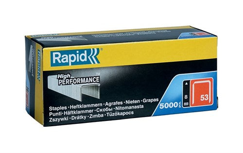 Rapid nr. 53 dundraadnieten 8 mm, 5.000 stuks - 11857050 - 11857050