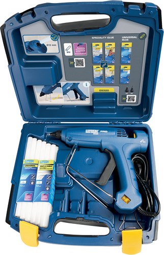 Rapid pro eg320 lijmpistool + lijm | in koffer - 5001480 - 5001480