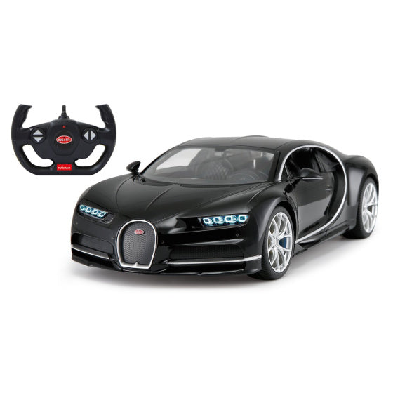 Rastar RC Bugatti Chiron jongens 27 MHz 1:14 zwart