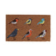 Esschert design deurmat kokos vogels l 75,0x45,0x1,7 cm