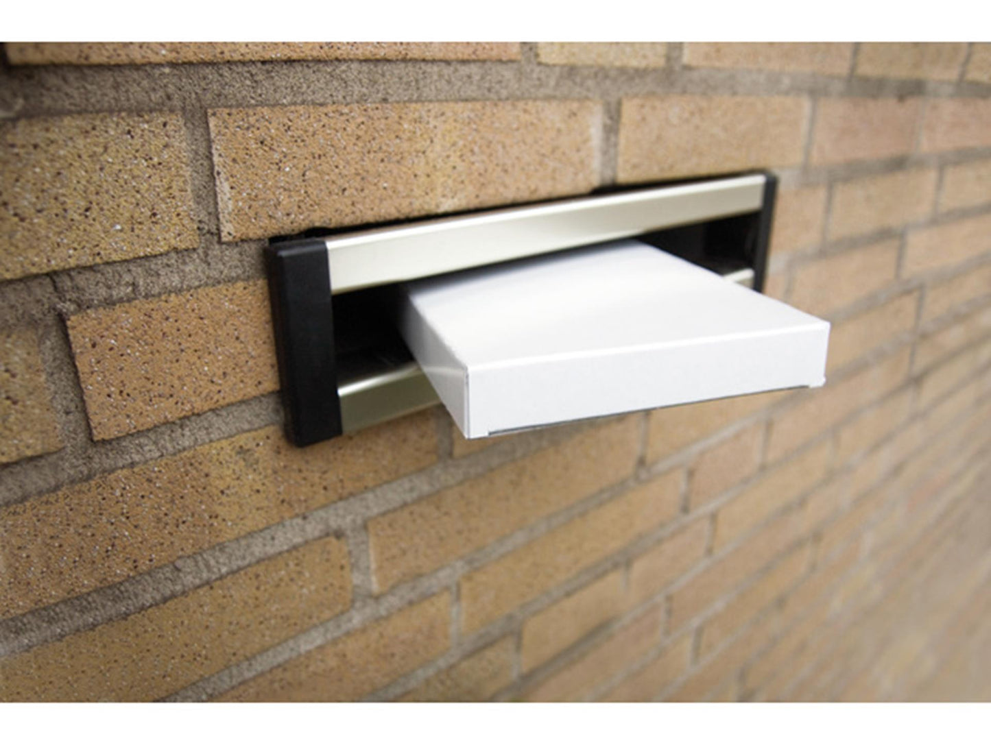 Kangaro raadhuis brievenbusdoos - 250x350x28mm - wit - 5 stuks - rd-351105-5